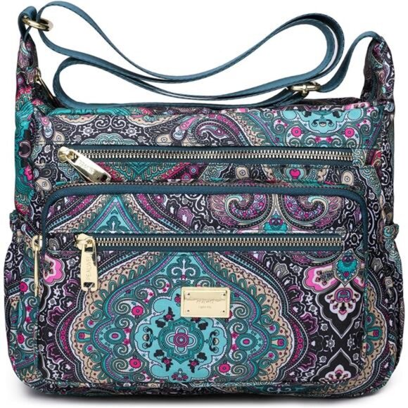 Women's Shoulder Handbag - Multiple Pockets Crossbody Purse Tote - Picture 1 of 8